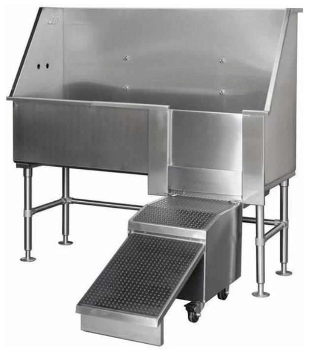 Grooming bath tub for dogs, pets