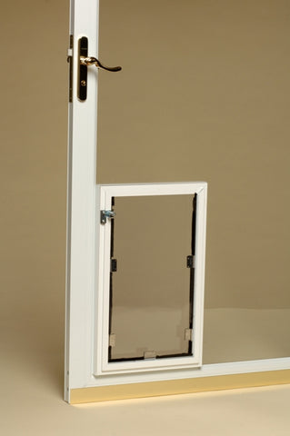In Glass Pet Door