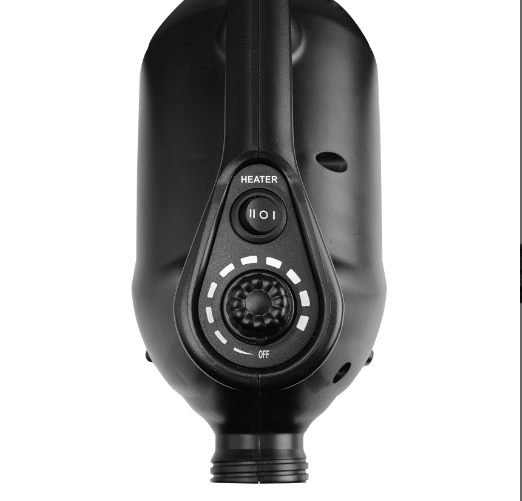 XPOWER A-12 Professional Car Dryer Blower w/2 heat settings and Mobile Dock w/caster wheels