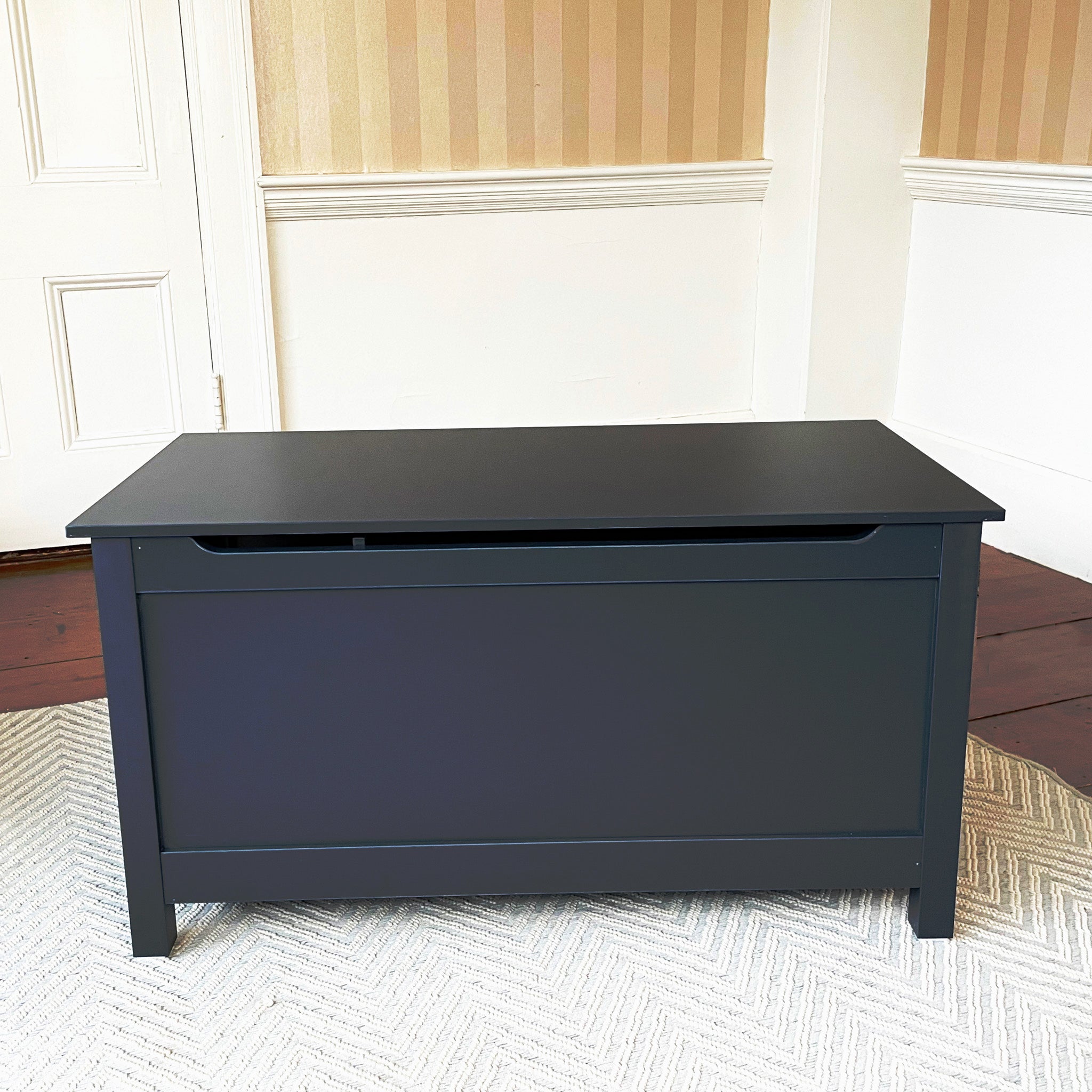 Parker Designer Catbox Cat Litter Box Enclosure, Hidden Dog-Proof Pet Furniture with Cover, Elegant Covered Odor Contained for Large Cats, Cat Litter Box Furniture With Lid, Cat Litter Boxes, Charcoal