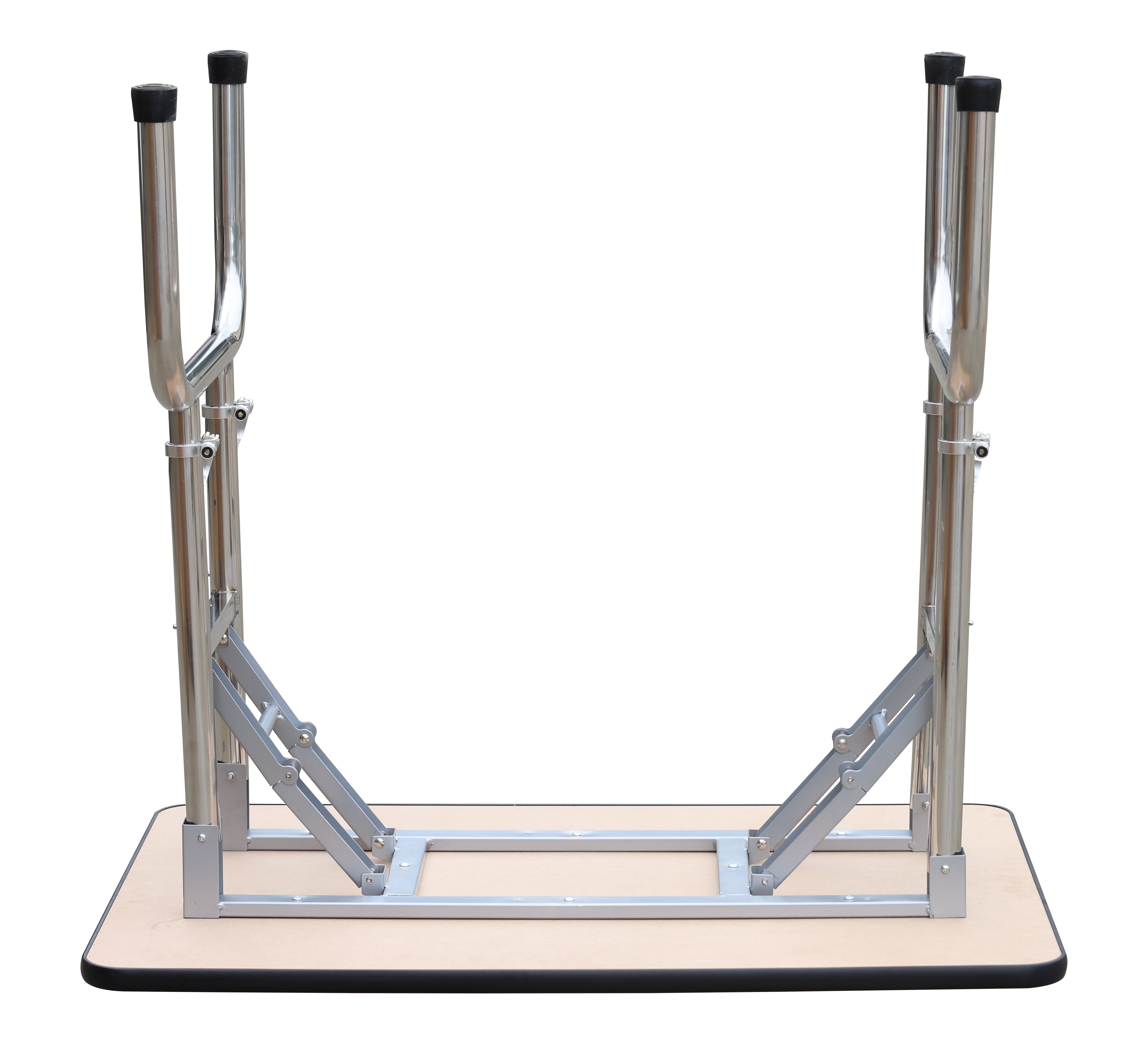 Aeolus Height-Adjustable Folding Grooming Table with Stainless Steel Legs