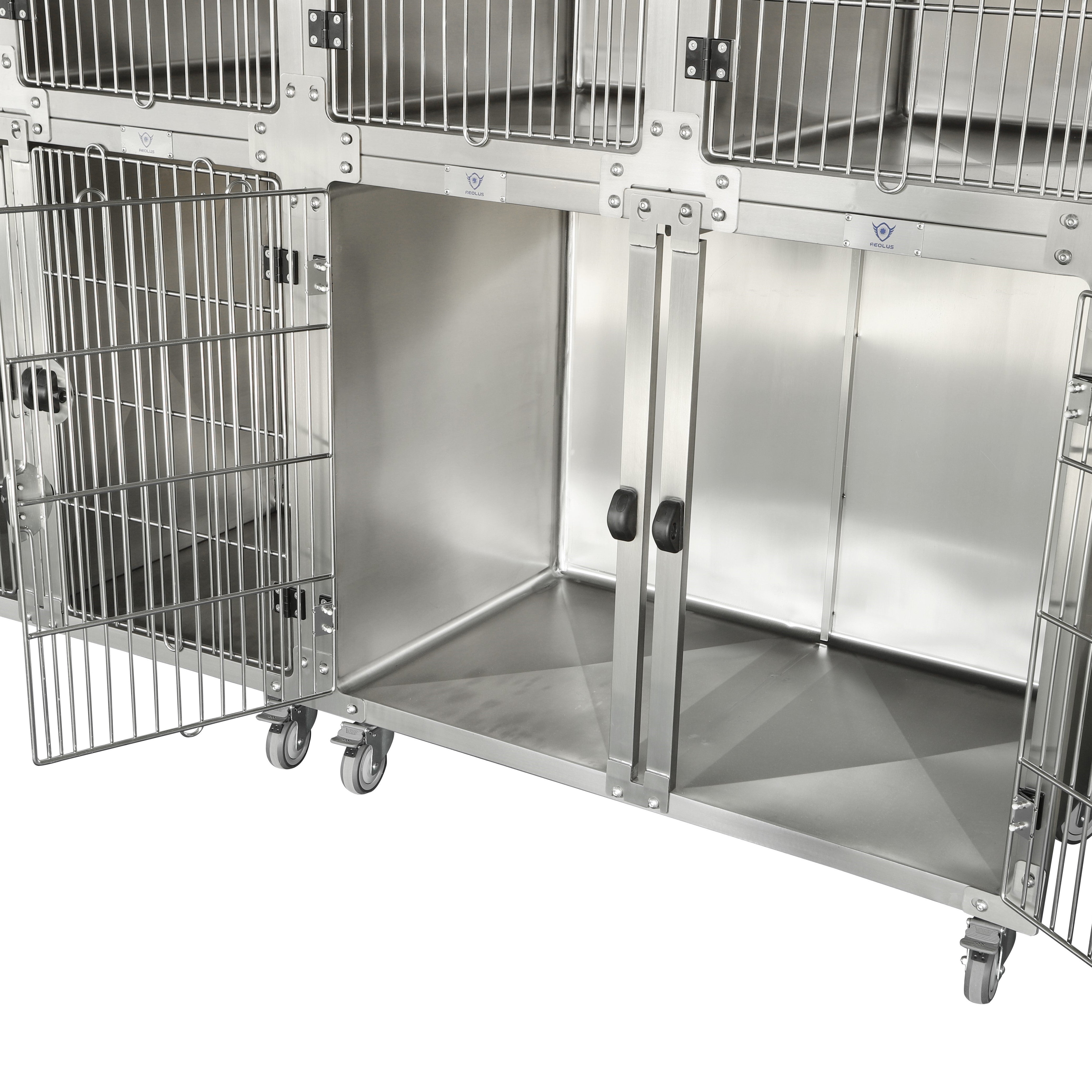 Aeolus Seamless Stainless Steel Cage Bank With Noise Dampening Technology