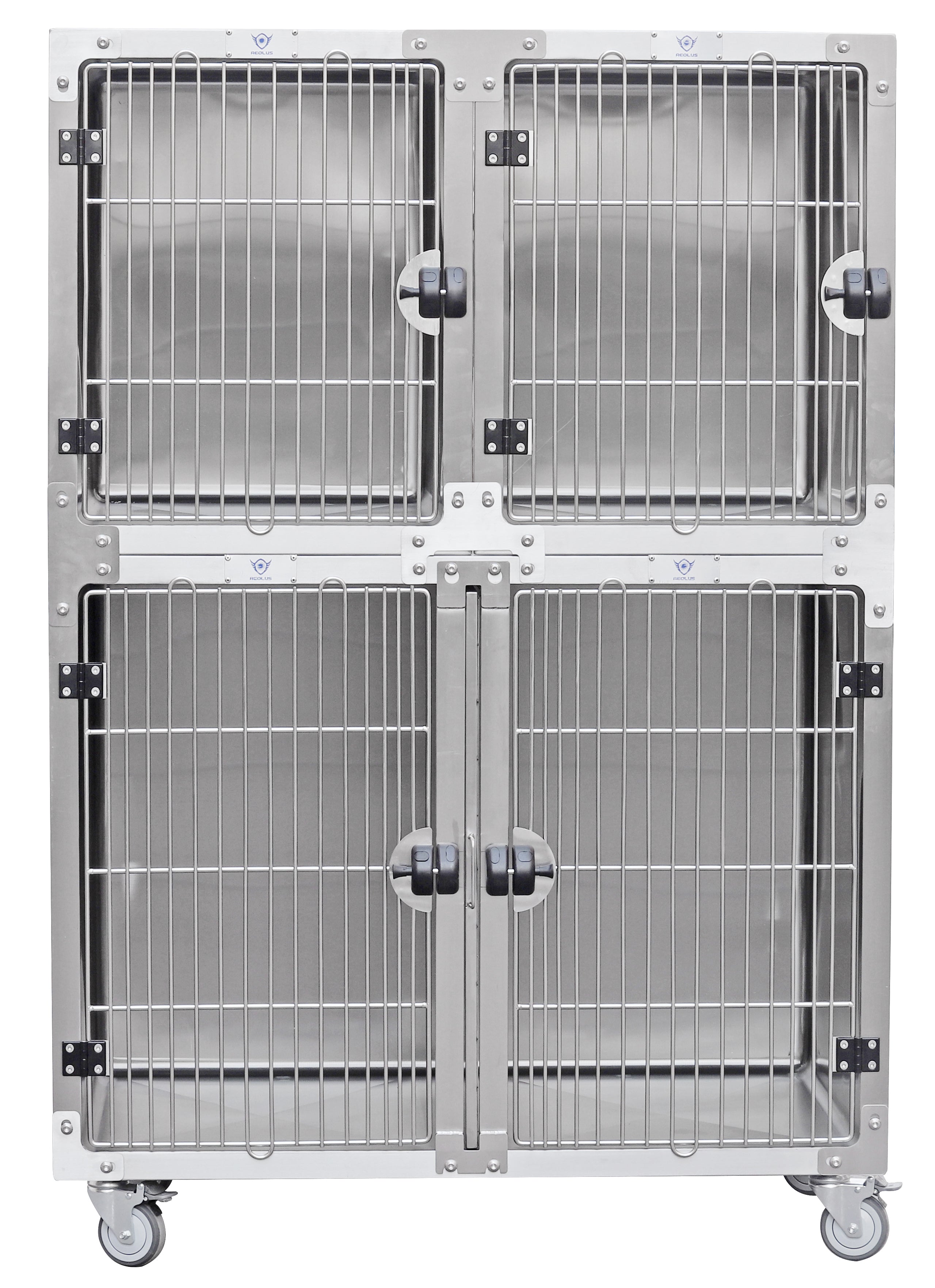 Aeolus Seamless Stainless Steel Cage Bank With Noise Dampening Technology