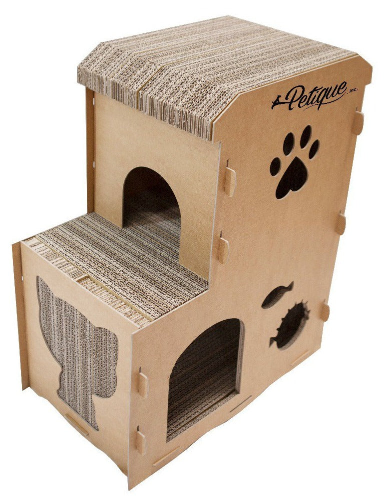 Petique Feline Meow House Cat House