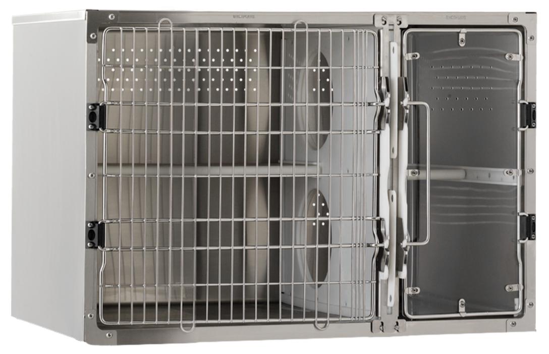 Shor-Line Stainless Steel Cat Suite, 48"W x 30"H