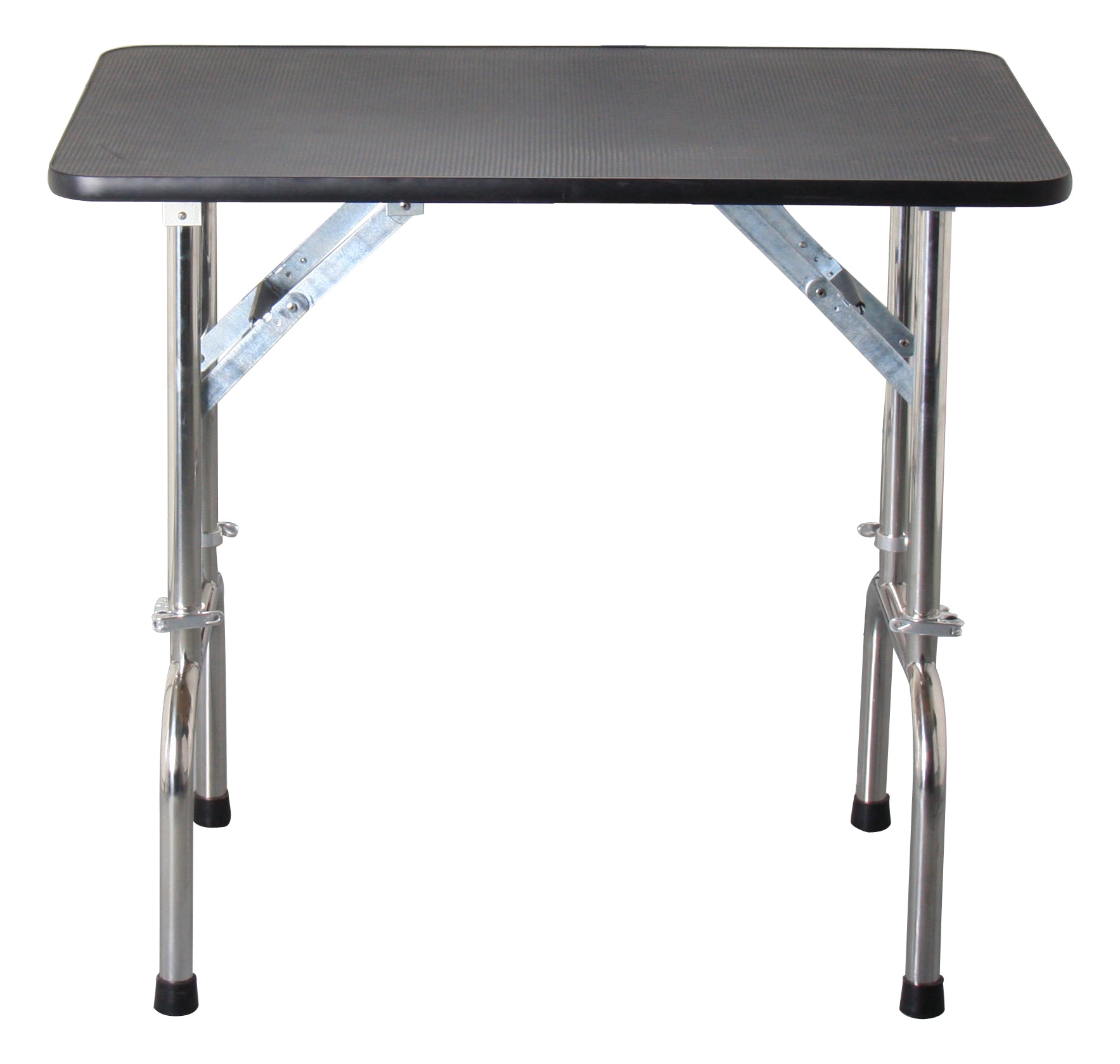 Aeolus Height-Adjustable Folding Grooming Table with Stainless Steel Legs