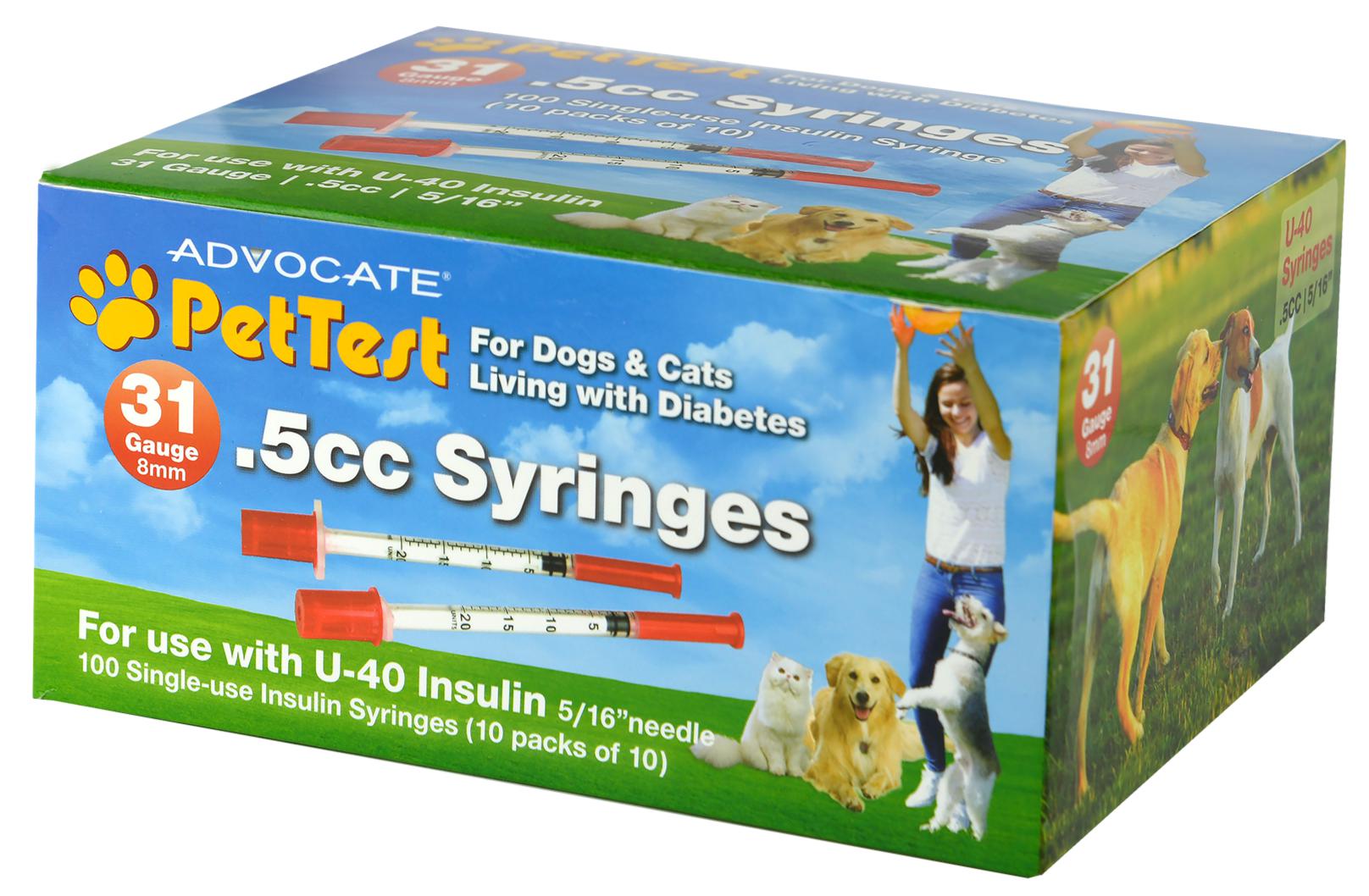 Advocate PetTest U-40 Syringe