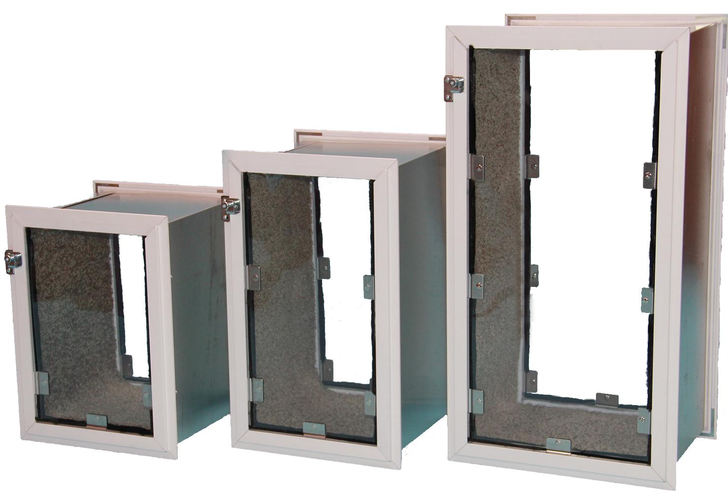 Hale Pet Door for Walls | Secure In Wall Mount Dog Door & Cat Door