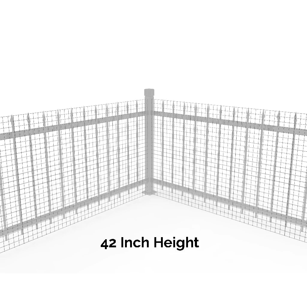 Dog Proofer Wide Gap Fence Dog Barrier Kit - 100 ft