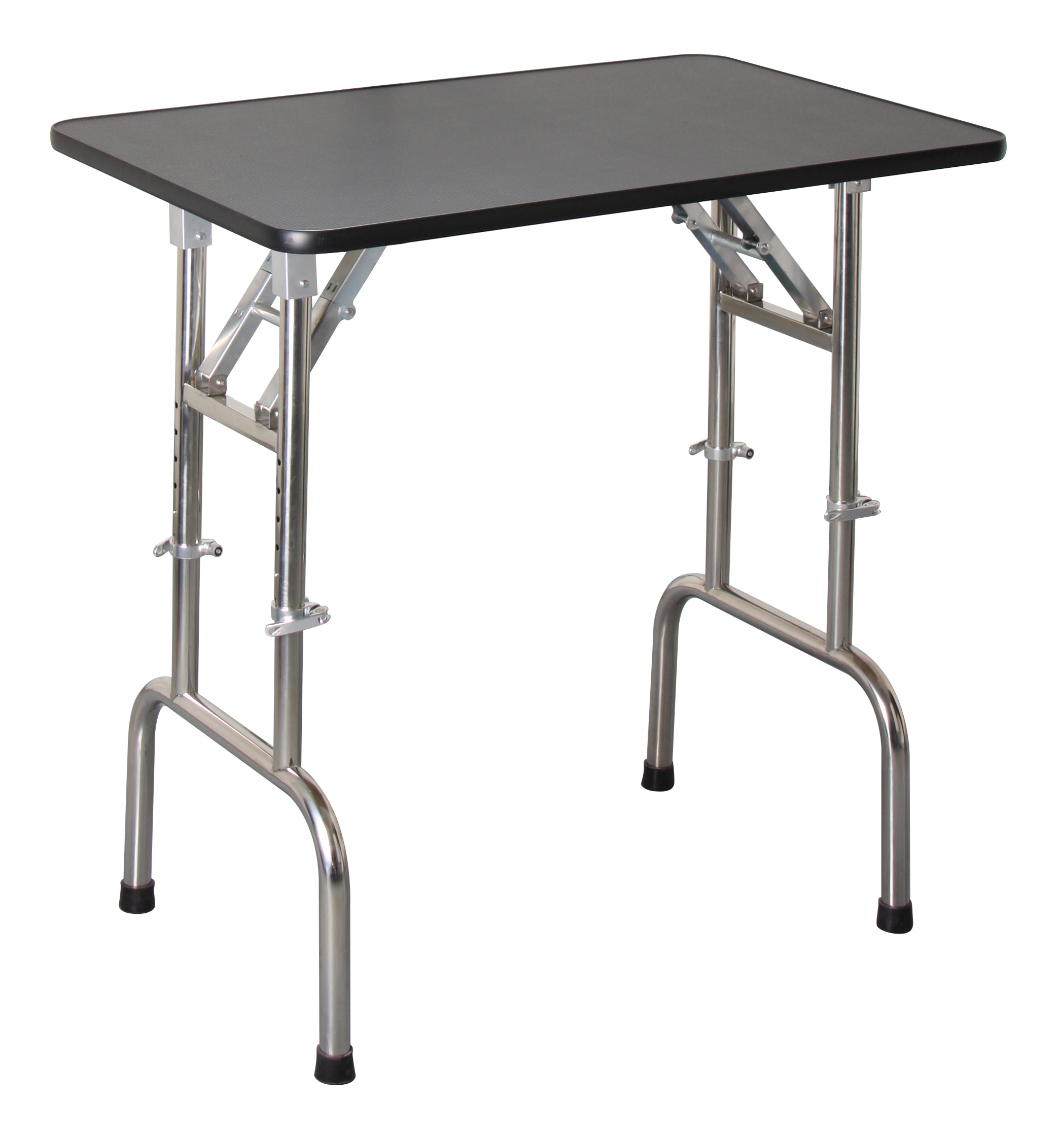 Aeolus Height-Adjustable Folding Grooming Table with Stainless Steel Legs