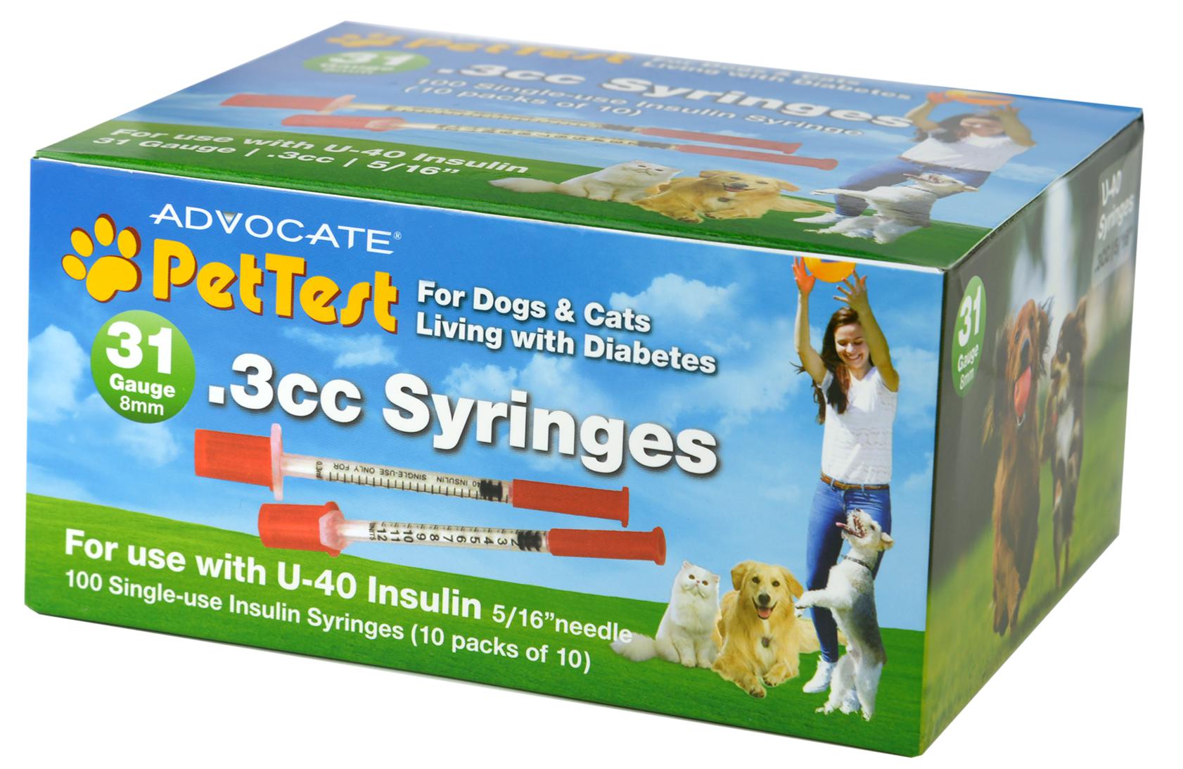 Advocate PetTest U-40 Syringe