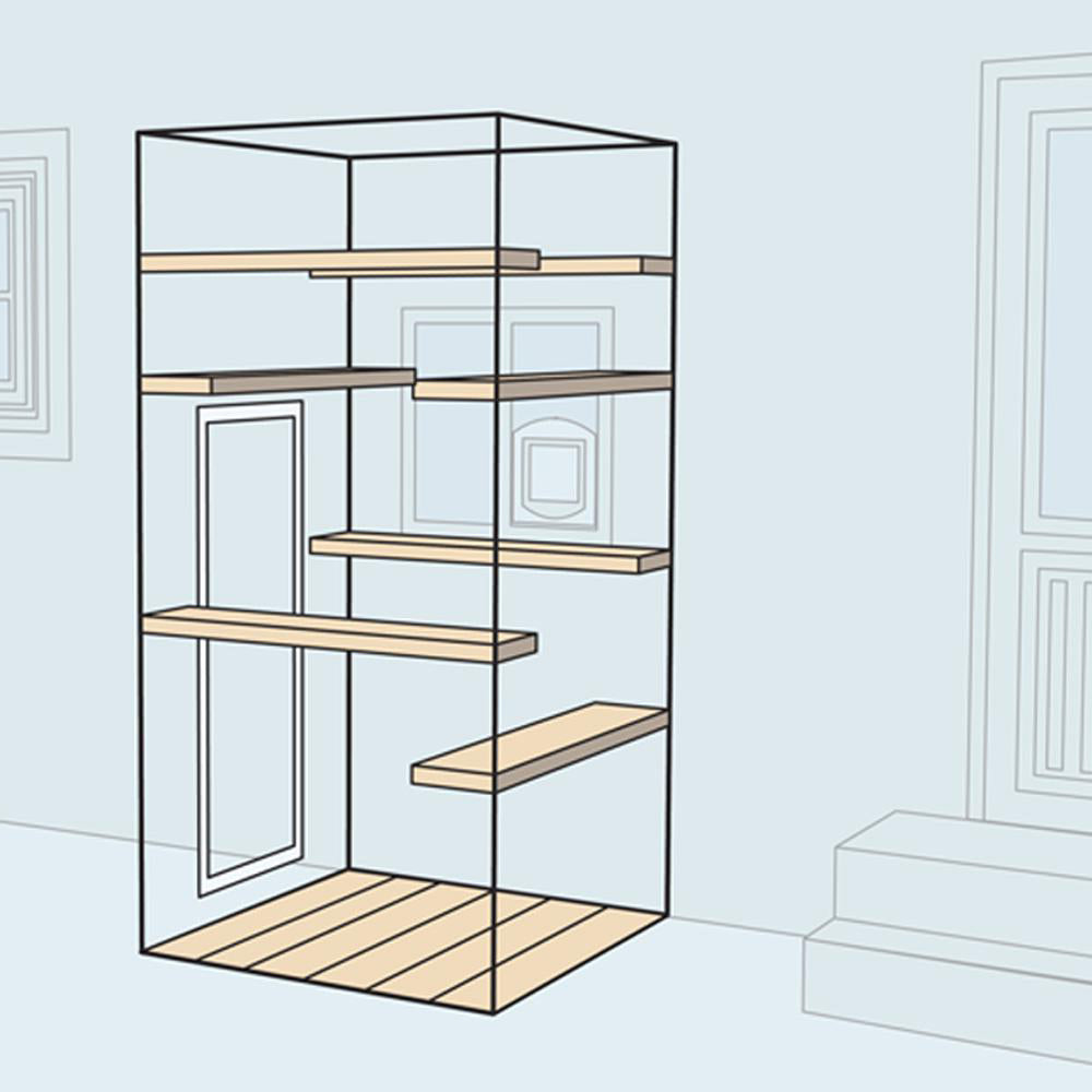 Habitat Haven Pre-Desgined Catio Kits for Cats - A Room With A View