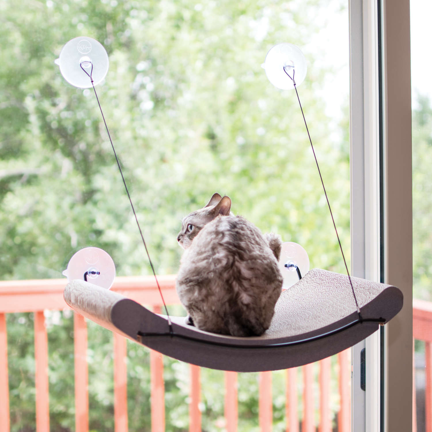 K&H Pet Products EZ Mount Cat Scratcher Kitty Sill Cradle Tan 11″ x 20″ x 2″ – KH9555