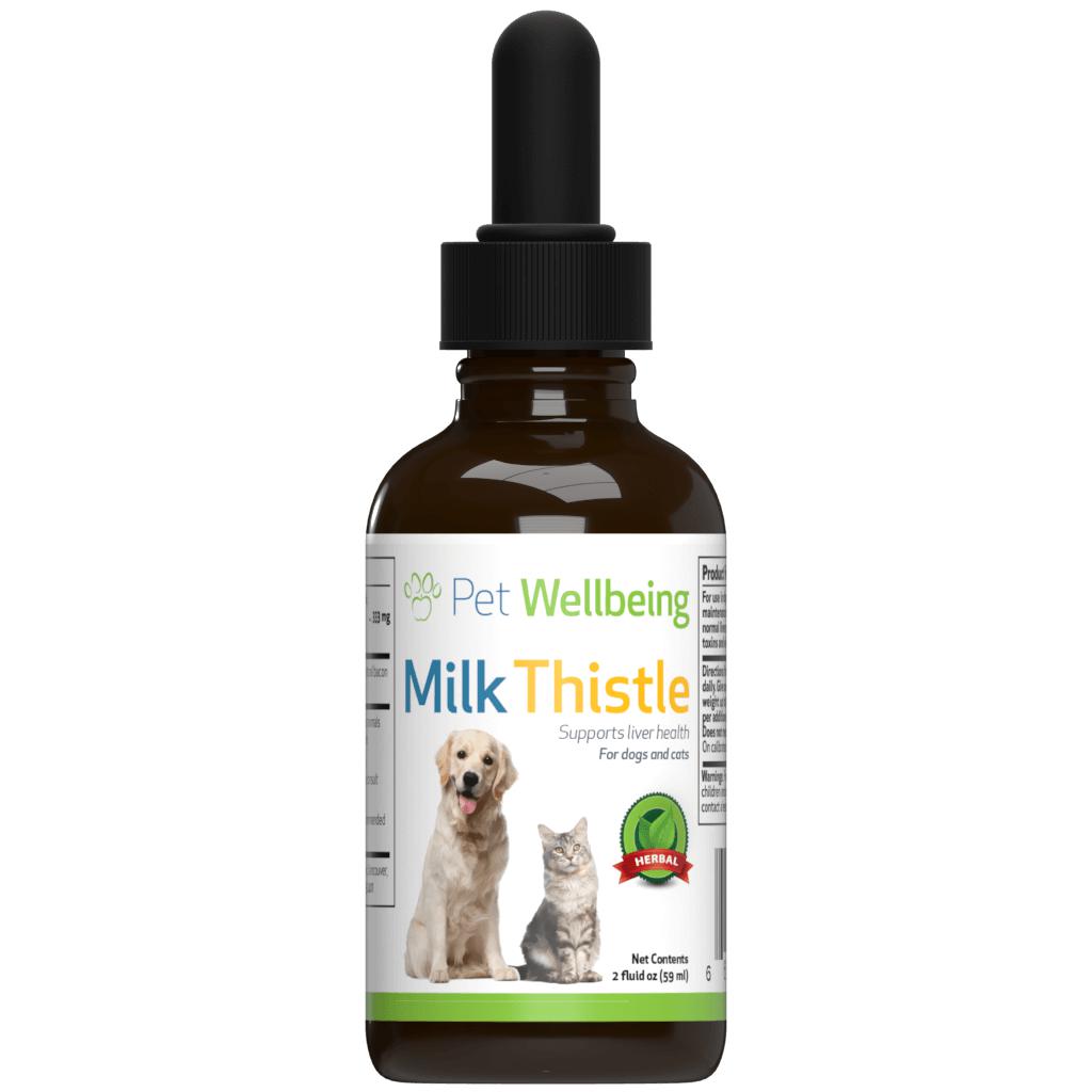 Pet Wellbeing Milk Thistle for Dog Liver Disease