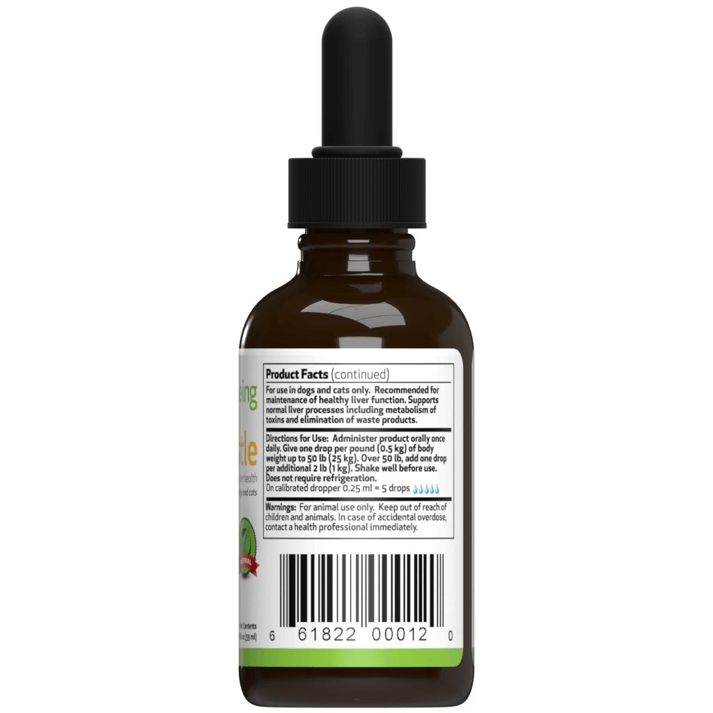 Pet Wellbeing Milk Thistle for Dog Liver Disease