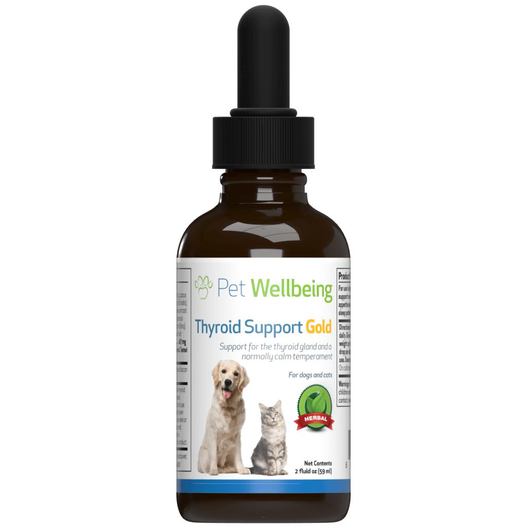 Pet Wellbeing Thyroid Support Gold - Cat Hyperthyroidism Support