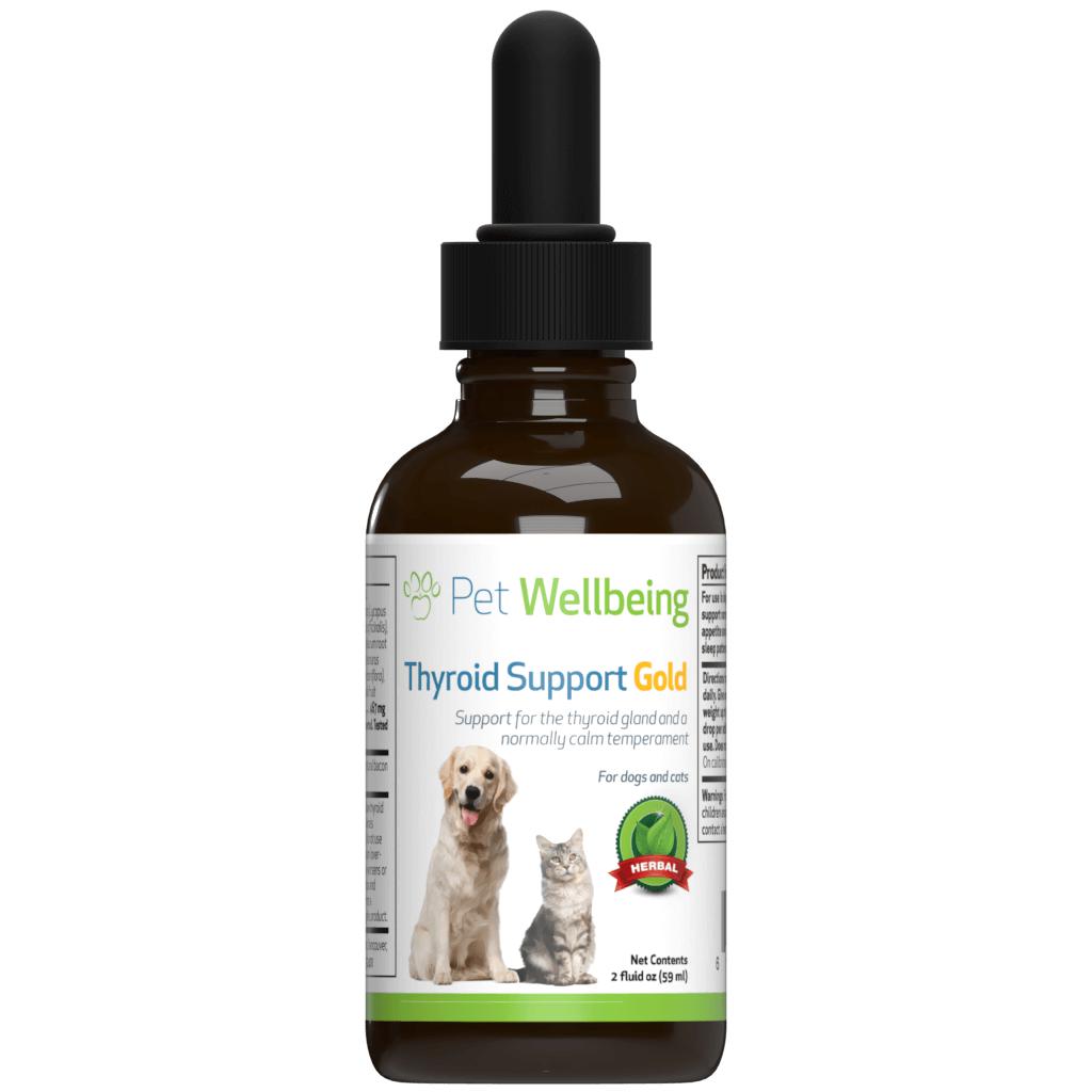 Pet Wellbeing Thyroid Support Gold - Dog Hyperthyroidism Support