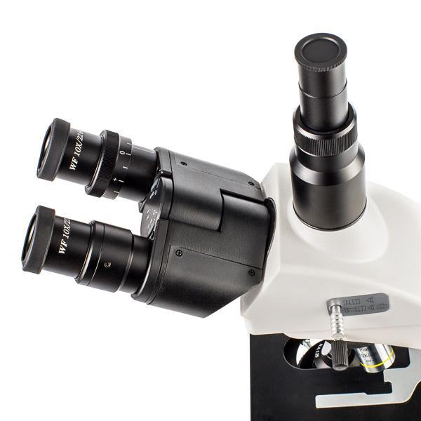 VELAB Biological Trinocular Microscope w/ Plan-Achromatic Optics and Infinity Correction
