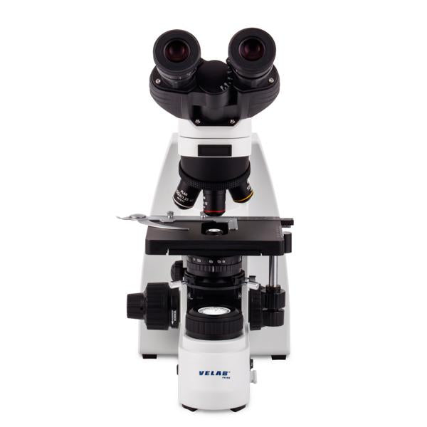 VELAB Biological Binocular Microscope w/ Plan Achromatic Objectives, LED