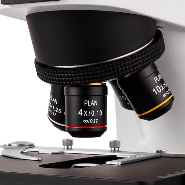 VELAB Biological Binocular Microscope w/ Plan Achromatic Objectives, LED