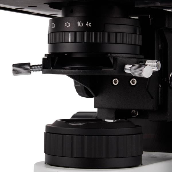 VELAB Biological Binocular Microscope w/ Plan Achromatic Objectives, LED