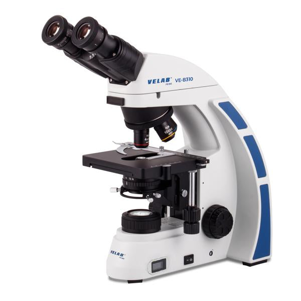 VELAB Biological Binocular Microscope w/ Plan Achromatic Objectives , LED & Halogen