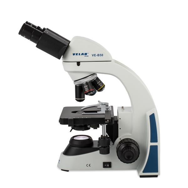 VELAB Biological Binocular Microscope w/ Plan Achromatic Objectives