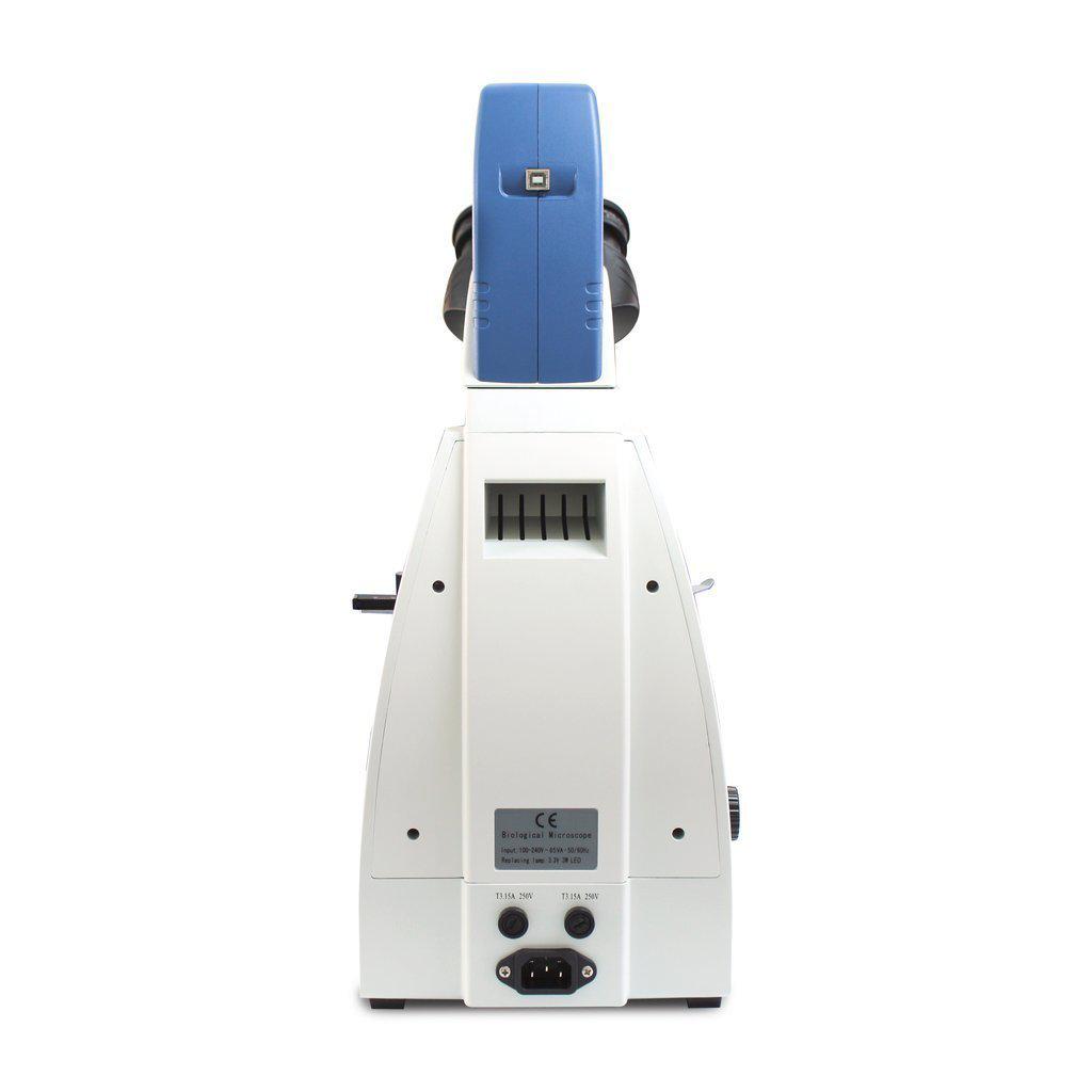 VELAB Digital Biological Binocular Microscope w/ Plan Achromatic Objectives