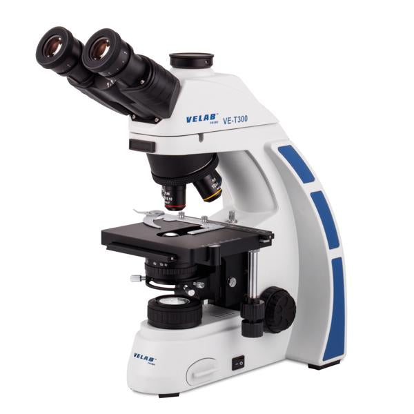 VELAB Biological Trinocular Microscope w/ Plan Achromatic Objectives