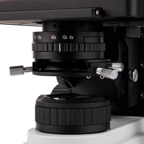 VELAB Biological Trinocular Microscope w/ Plan Achromatic Objectives