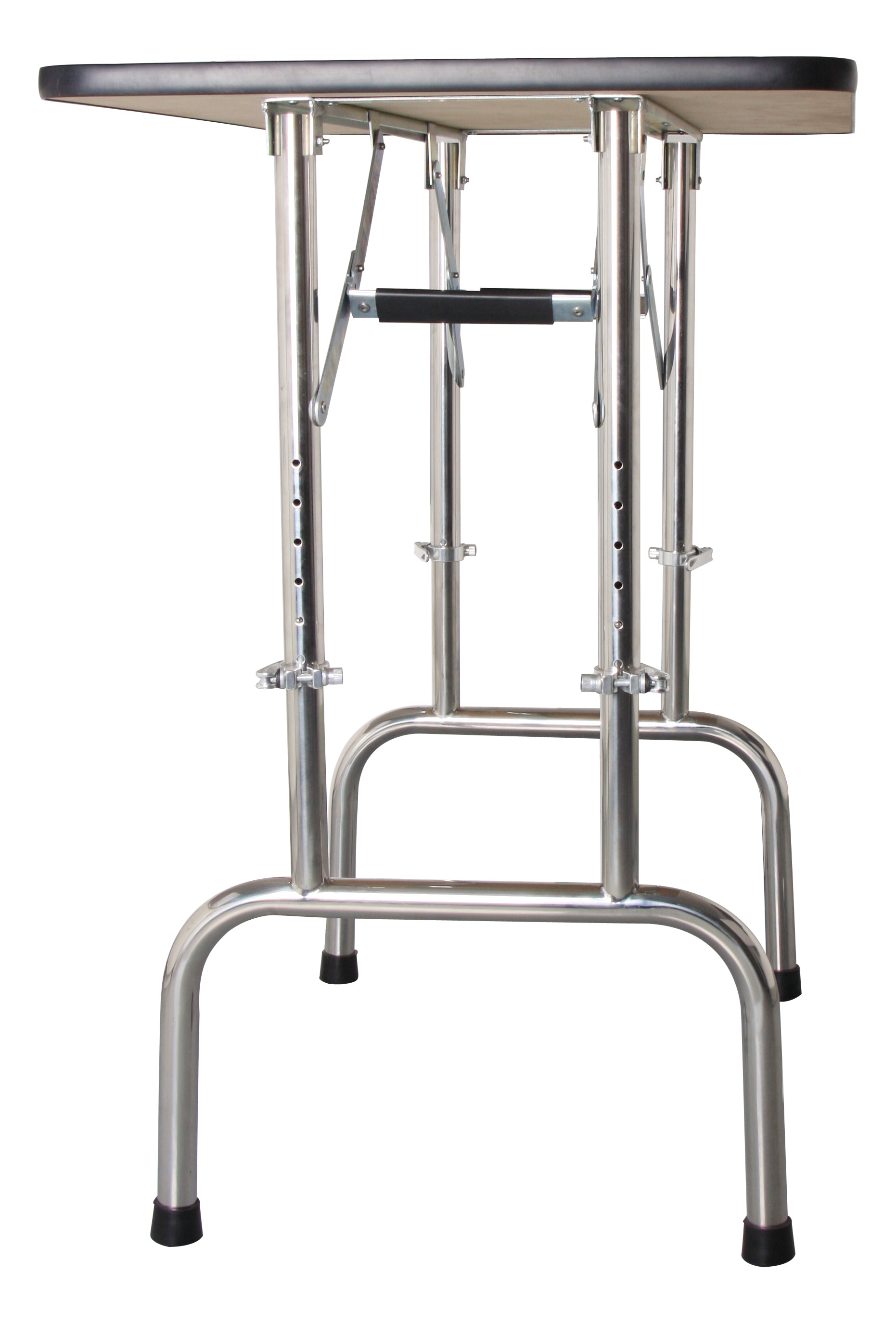 Aeolus Height-Adjustable Folding Grooming Table with Stainless Steel Legs