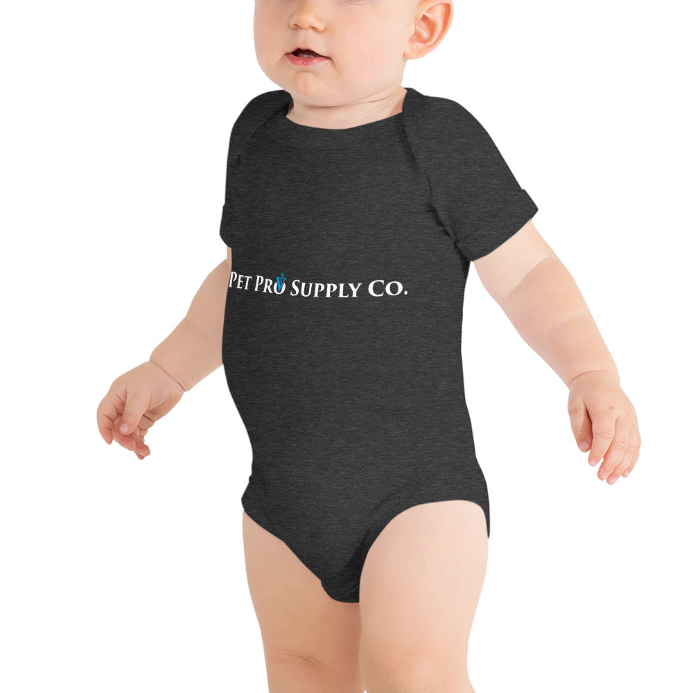 Pet Pro Supply Co. - Baby short sleeve one piece - white logo