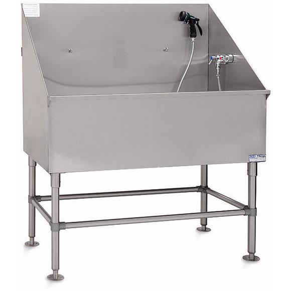 PetLift Stainless Steel Classic Dog Grooming Bath Tub