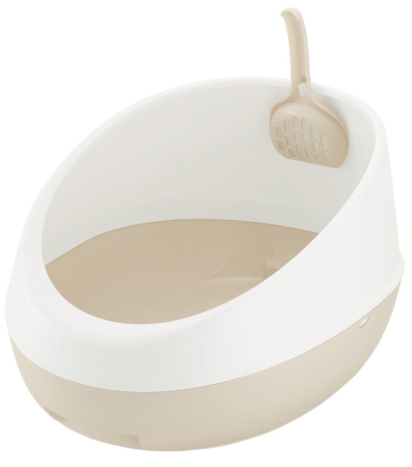 Richell PAW TRAX Rimmed Cat Litter Pan