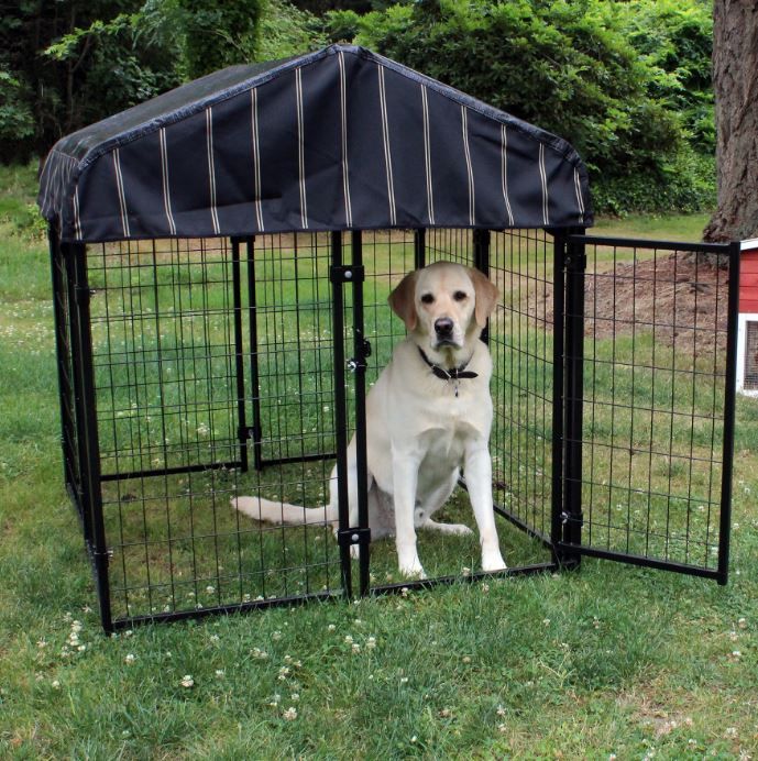 Lucky Dog Heavy Duty Steel - Dog Kennel Enclosure