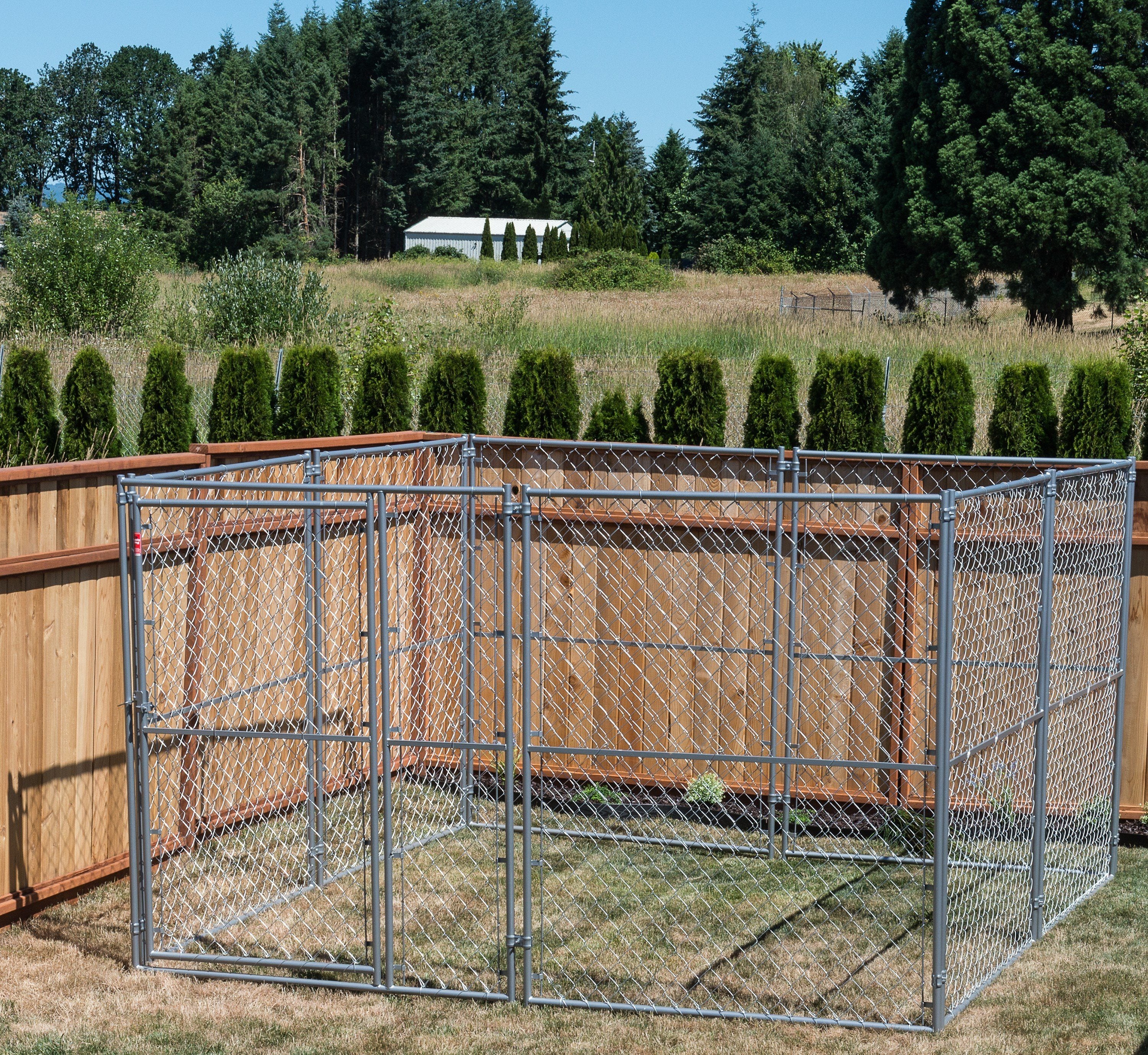 Lucky Dog Galvanized Chain Link Kennel