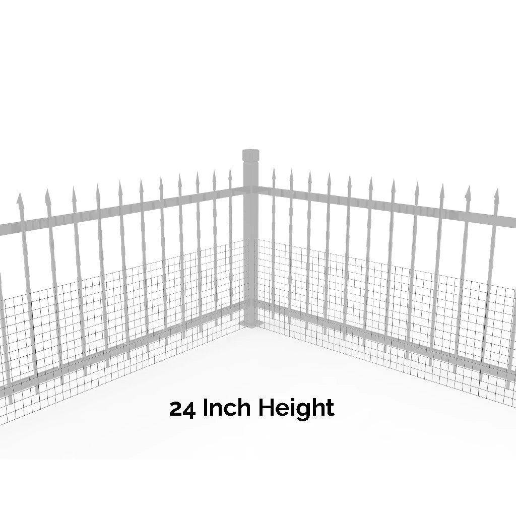 Dog Proofer Wide Gap Fence Dog Barrier Kit - 100 ft