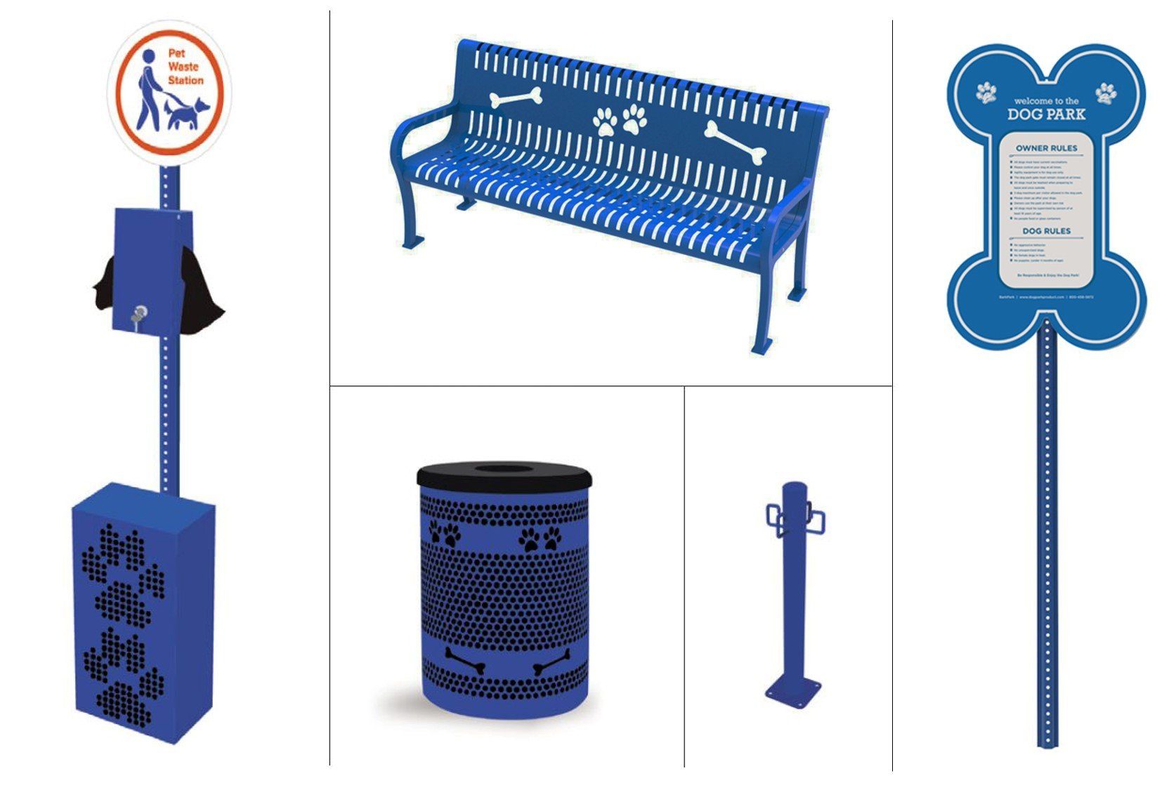 BarkPark by Ultrasite Dog Park Deluxe Amenities Kit