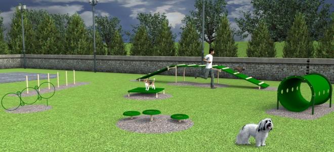 BarkPark by Ultrasite Small Dog Park Kit