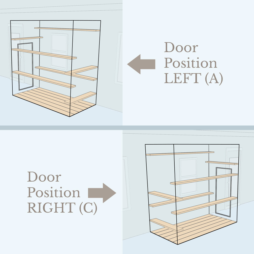 Habitat Haven Pre-Designed Catio for Cats Kits - Lion's Den Style 3 (Three Sided - Long Side Open)