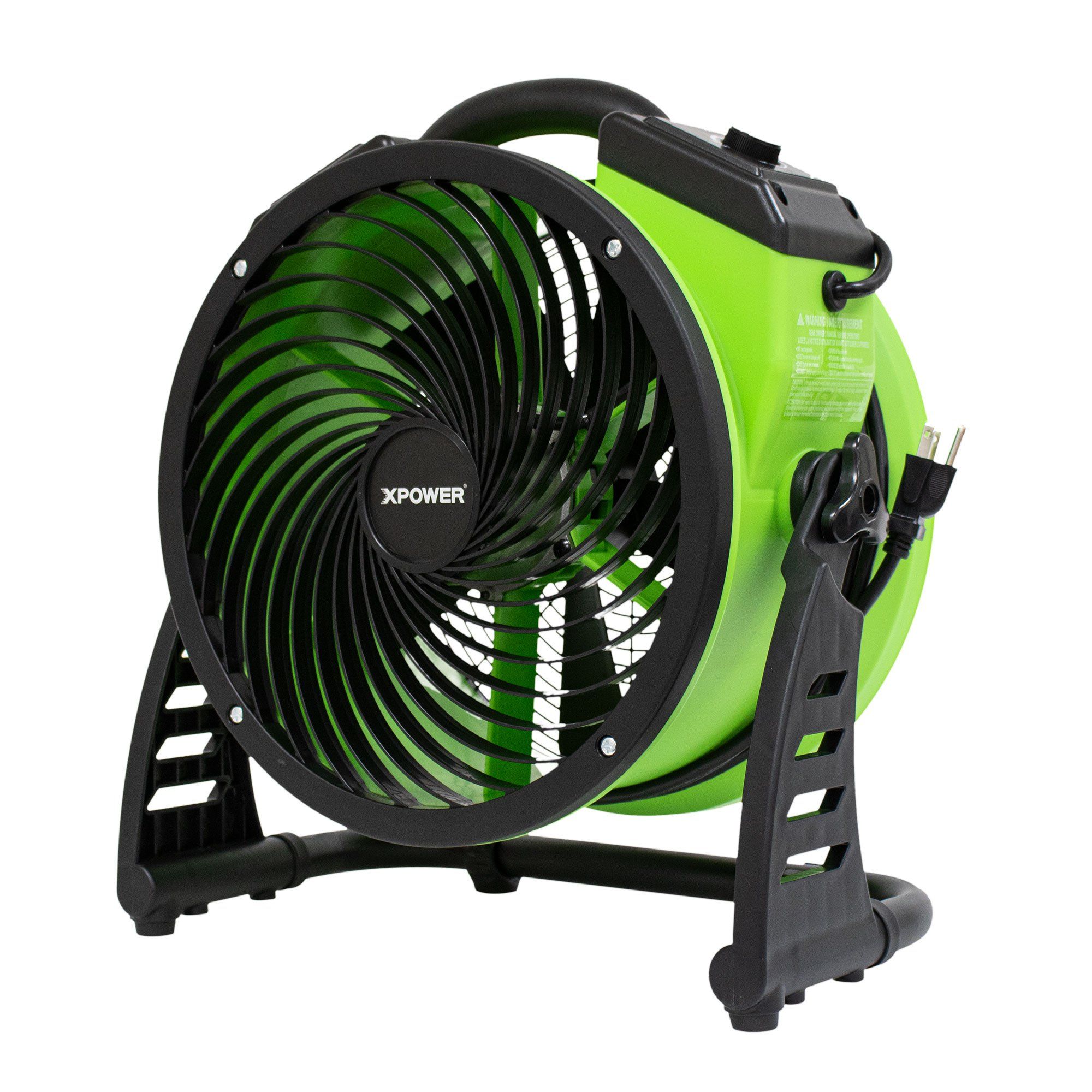 XPOWER FC-250D Pro 13” Brushless DC Motor Air Circulator Utility Fan with Timer