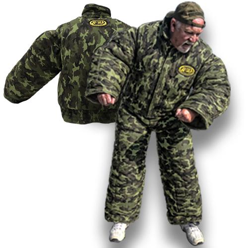 Elite K-9 Woodland Camo Bite Suit