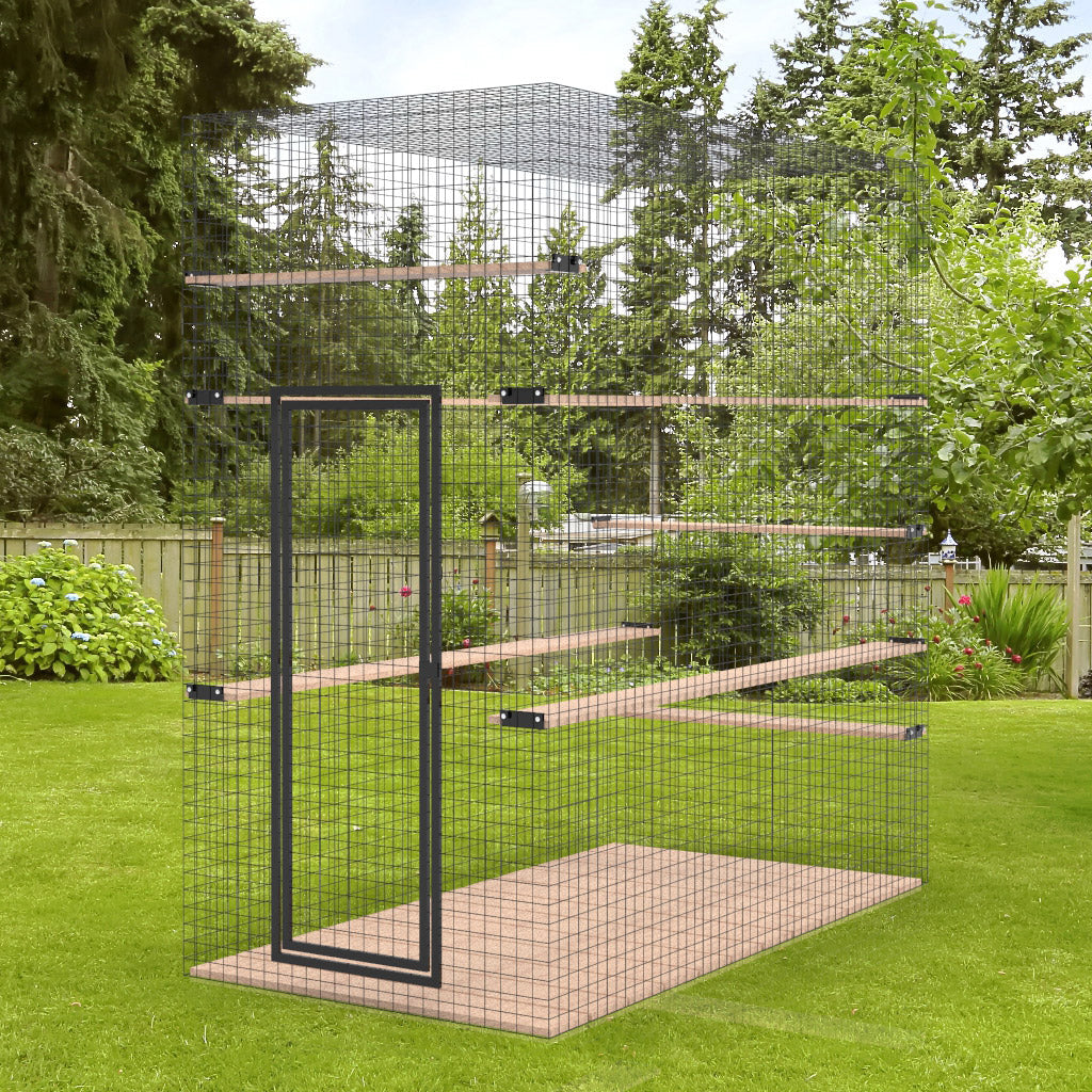 Habitat Haven Pre-Designed Catio for Cats Kits - Lion's Den Style 2 (Four Sided)