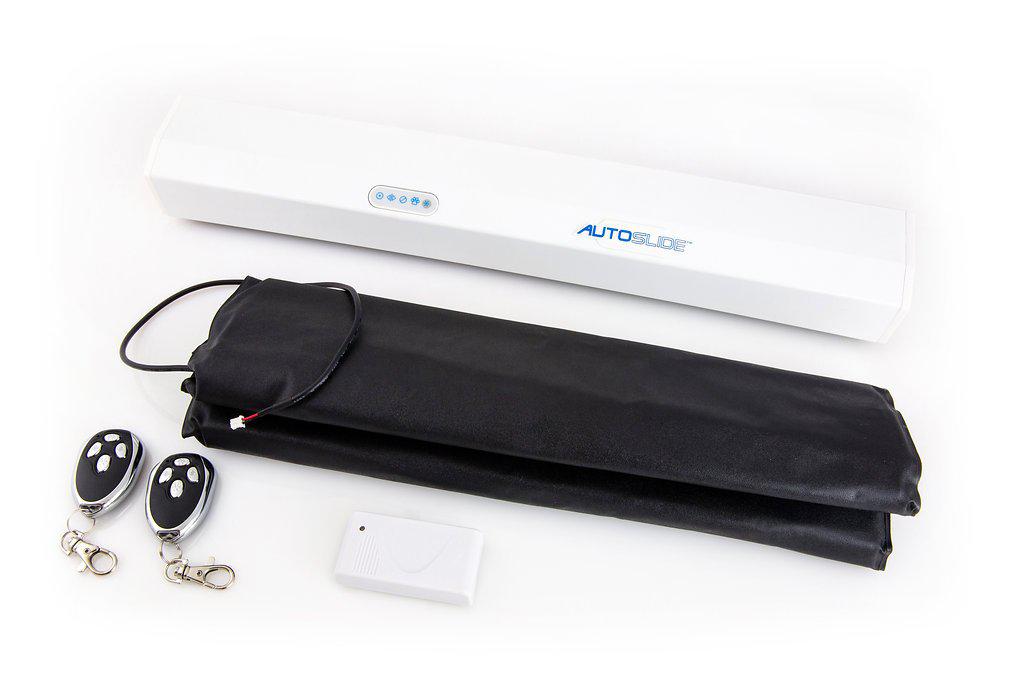 AutoSlide Automatic Sliding Patio Door System - Pressure Activated Electronic Doormat Pet Door Kit