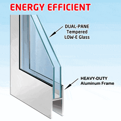 Pet & Dog Doors - High Tech Pet Armor Flex Low-E Patio Pet Doors - Regular Height