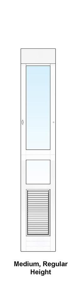High Tech Pet Armor Flex Low-E Patio Pet Doors - Regular Height
