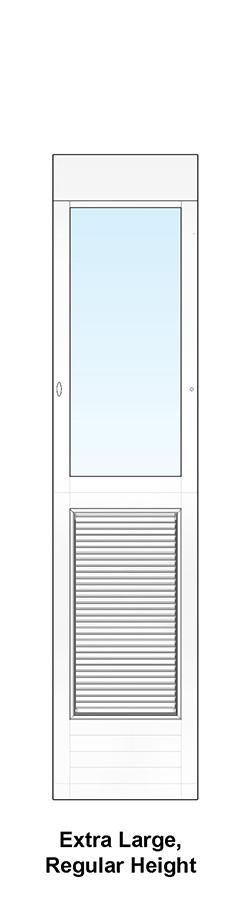 High Tech Pet Armor Flex Low-E Patio Pet Doors - Regular Height