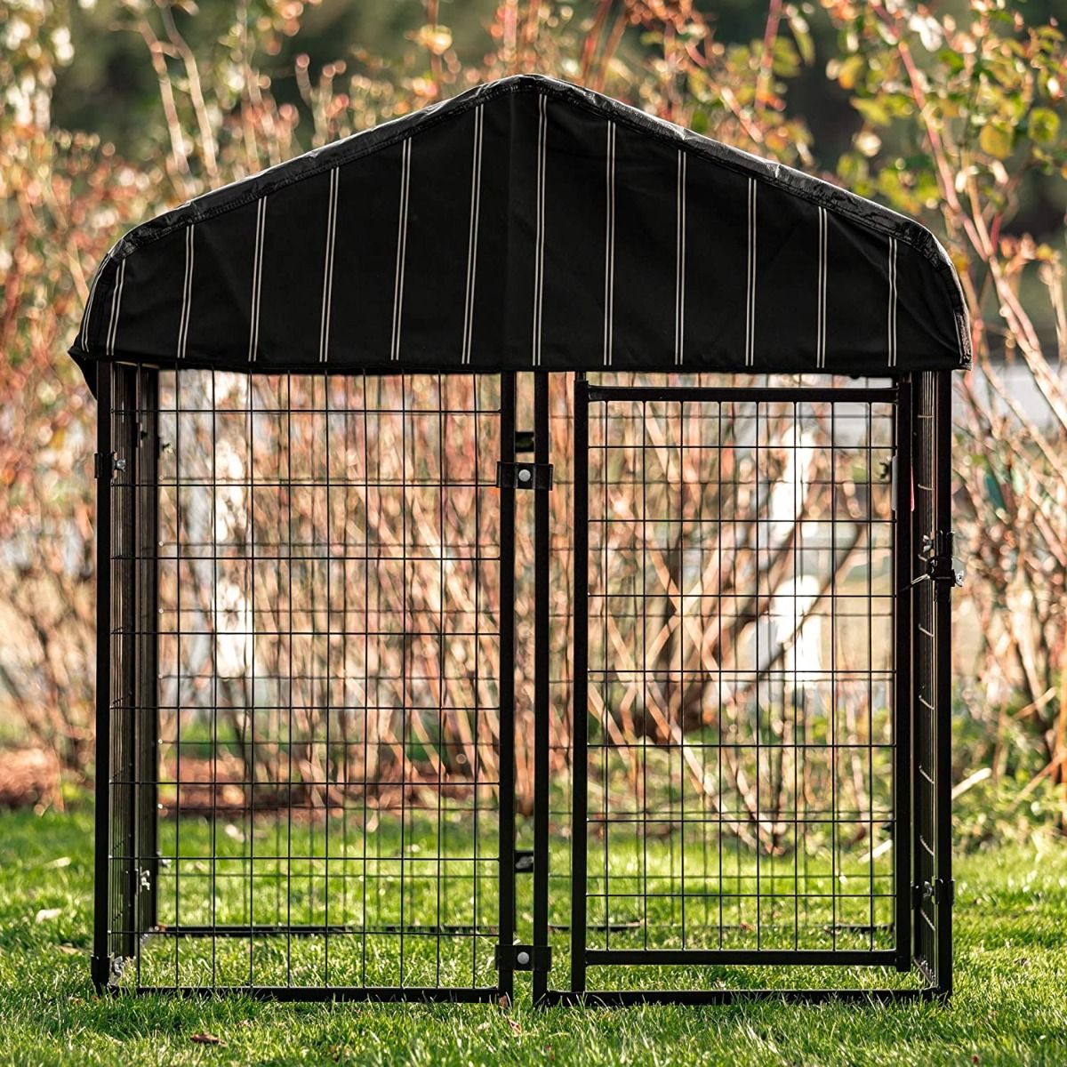 Lucky Dog Heavy Duty Steel - Dog Kennel Enclosure