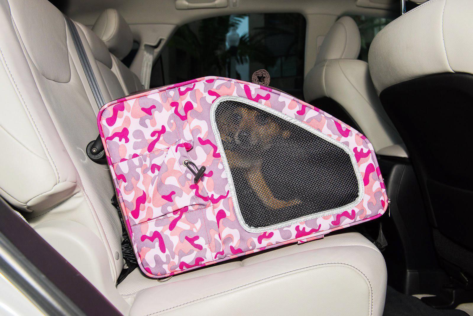 Petique 5-in-1 Pet Stroller (Complete Set with Pet Carrier and Stroller Frame)