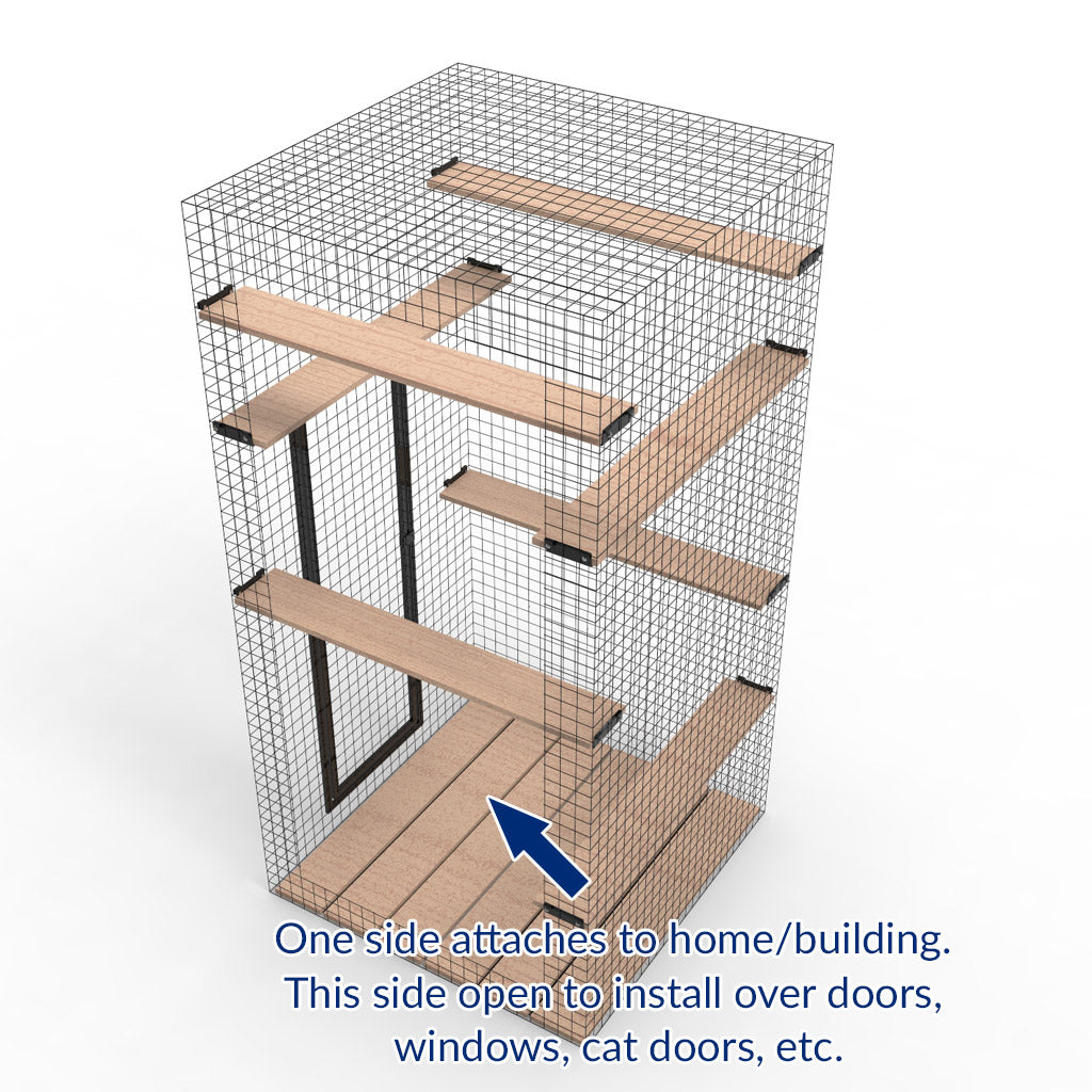 Habitat Haven Pre-Desgined Catio Kits for Cats - A Room With A View